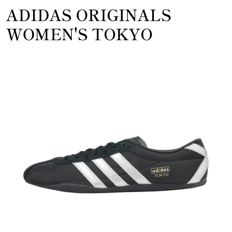 ADIDAS ORIGINALS WOMEN'S TOKYO BLACK/SILVER アディダスオリジナルス ウィメンズ トーキョー ブラック/シルバー JQ0962 メンズ レディース 人気 おしゃれ