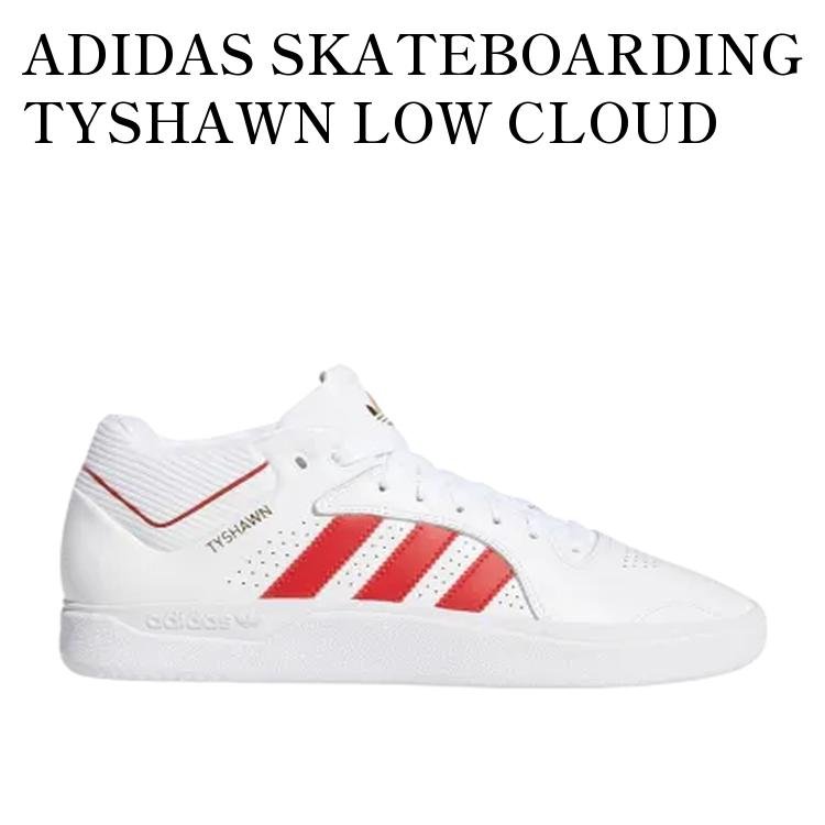 Shoes - 【お取り寄せ商品】ADIDAS SKATEBOARDING TYSHAWN LOW CLOUD WHITE/SCARLET アディダス スケートボーディング タイショーン ロー クラウドホワイト/スカーレット EE6081 メンズ レディース 人気 おしゃれ