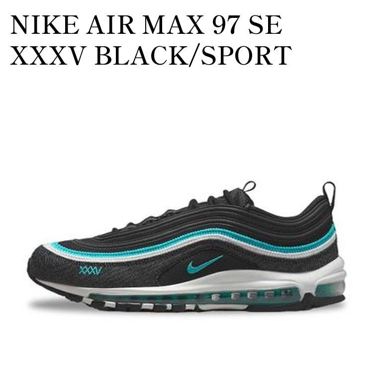 NIKE AIR MAX 97 SE XXXV BLACK/SPORT TURQUOISE-SUMMIT WHITE ナイキ エアマックス 97 SE XXXV ブラック/スポーツ ターコイズ - サミット ホワイト DN1893-001 メンズ レディース 人気 おしゃれ
