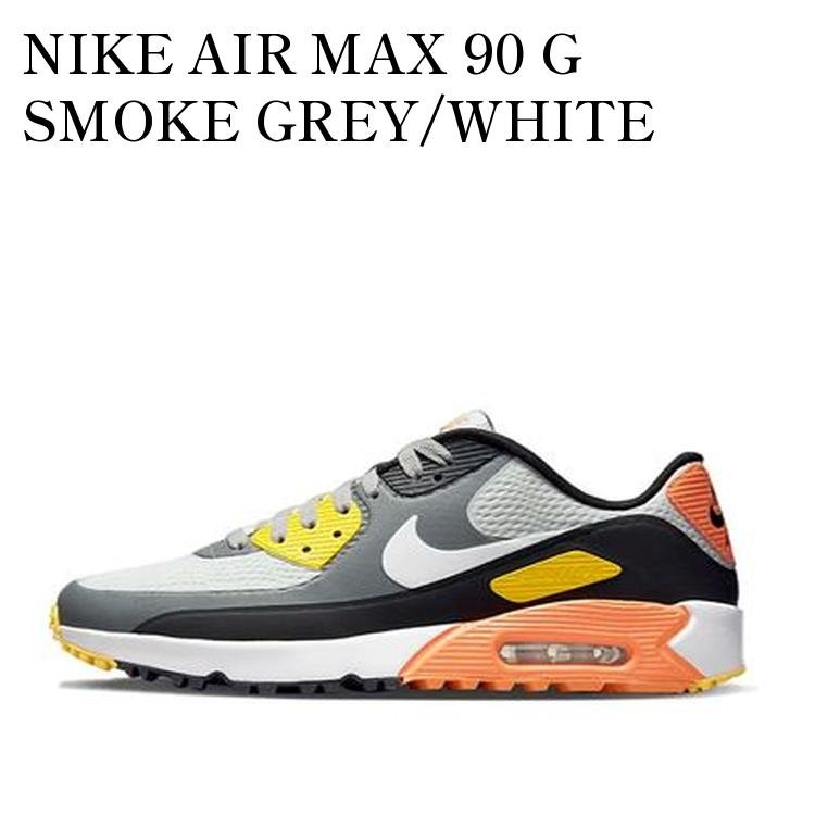 【お取り寄せ商品】NIKE AIR MAX 90 G SMOKE GREY/WHITE ナイキ エア マックス 90 ゴルフ スモーク グレー/ホワイト CU9978-012 メンズ レディース 人気 おしゃれ