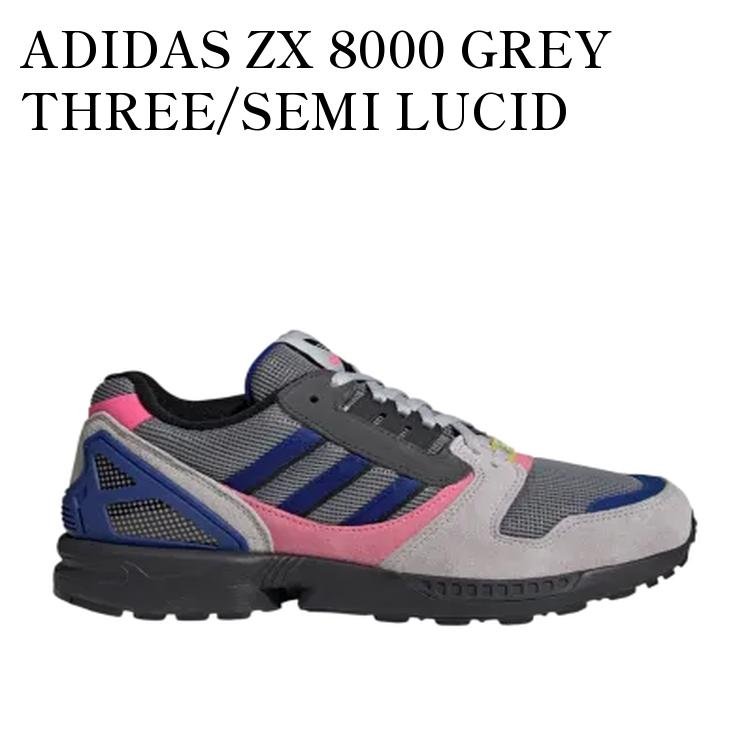 ADIDAS ZX 8000 GREY THREE/SEMI LUCID BLUE/LUCID PINK アディダス ZX 8000 グレースリー/セミルシッドブルー/ルシッドピンク KI1377 メンズ レディース 人気 おしゃれ