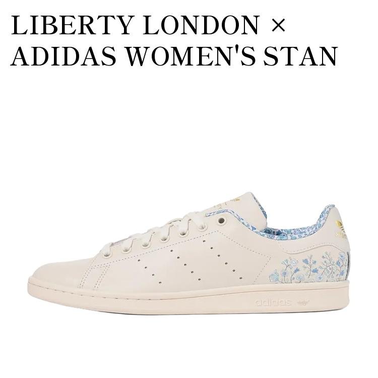 乐天商城 - 【お取り寄せ商品】LIBERTY LONDON × ADIDAS WOMEN'S STAN SMITH CHALK WHITE リバティロンドン × アディダス ウィメンズ スタンスミス チョークホワイト KK2762 メンズ レディース 人気 おしゃれ
