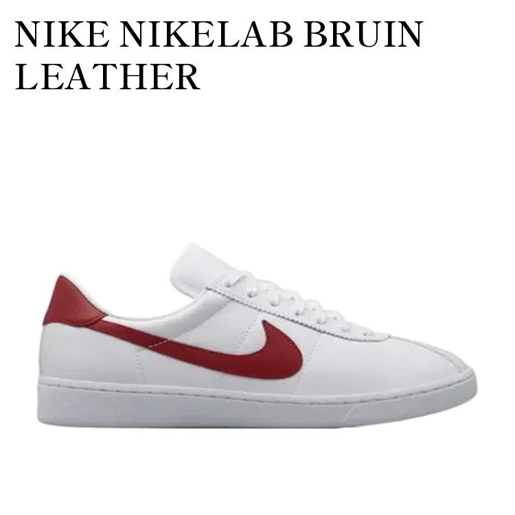 NIKE NIKELAB BRUIN LEATHER MCFLY/WHITE/GYM RED ナイキ ナイキラボ ブルイン レザー マクフライ/ホワイト/ジムレッド 826670-160 メンズ レディース 人気 おしゃれ