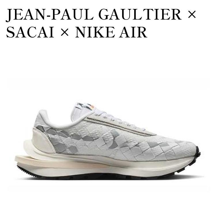 JEAN-PAUL GAULTIER × SACAI × NIKE AIR WOVEN VAPORWAFFLE WHITE ジャン・ポール・ゴルチエ × サカイ × ナイキ エアウーブン ヴェイパーワッフル ホワイト DR5209-100 メンズ レディース 人気 おしゃれ