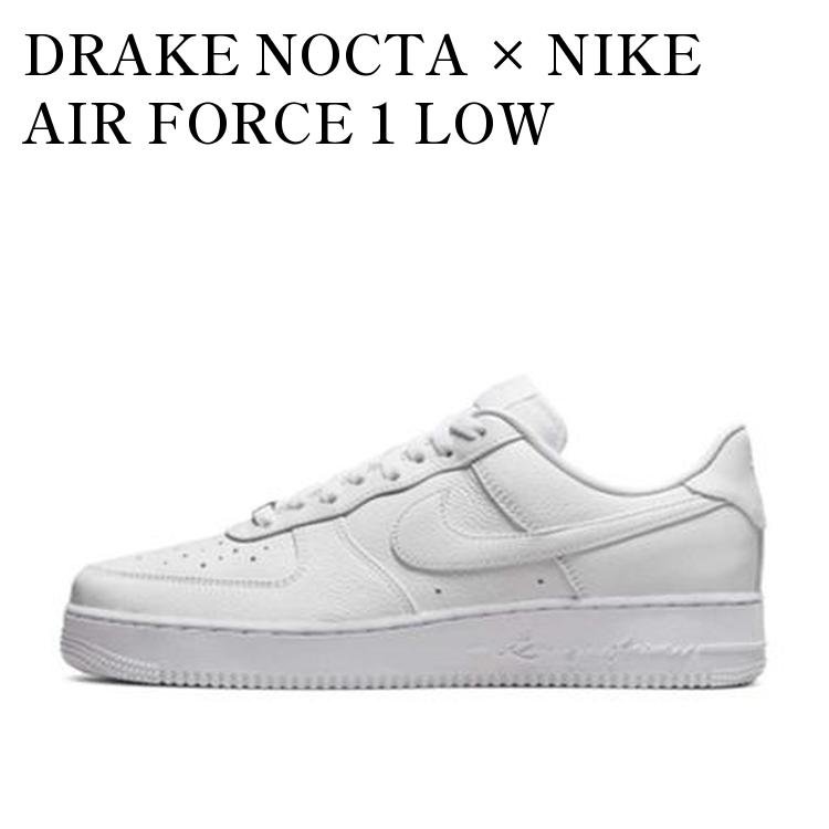 【お取り寄せ商品】DRAKE NOCTA × NIKE AIR FORCE 1 LOW CERTIFIED LOVER BOY WHITE ドレイク ノクタ × ナイキ エアフォース1 ロー サーティファイド ラバー ボーイ ホワイト CZ8065-100 メンズ レディース 人気 おしゃれ