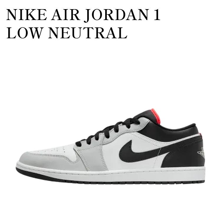 【お取り寄せ商品】NIKE AIR JORDAN 1 LOW NEUTRAL GREY/INFRARED 23/BLACK ナイキ エアジョーダン1 ロー ニュートラルグレー/インフラレッド23/ブラック 553558-045 メンズ レディース 人気 おしゃれ