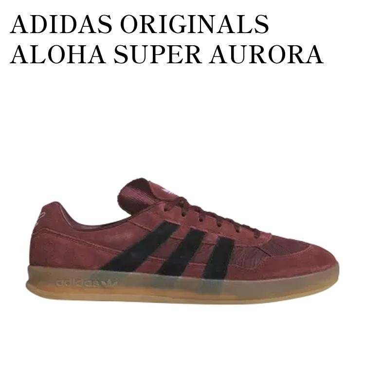 ADIDAS ORIGINALS ALOHA SUPER AURORA RUBY/CORE BLACK/GUM アディダスオリジナルス アロハ スーパー オーロラルビー/コアブラック/ガム JH8136 メンズ レディース 人気 おしゃれ