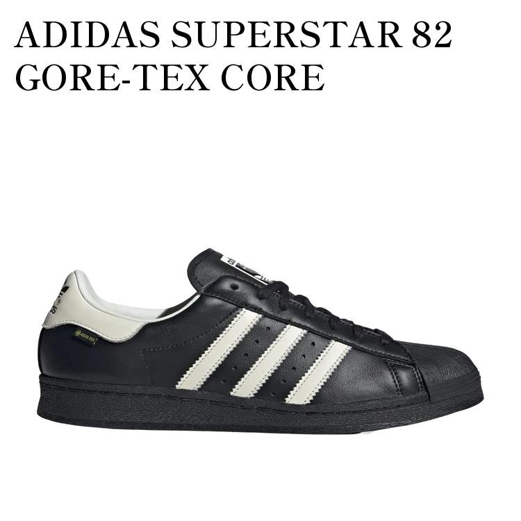 ADIDAS SUPERSTAR 82 GORE-TEX CORE BLACK/OFF WHITE アディダス スーパースター 82 ゴアテックス コアブラック/オフホワイト KI7819 メンズ レディース 人気 おしゃれ