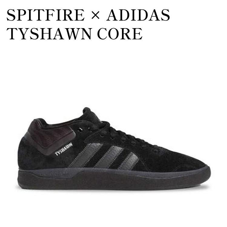 SPITFIRE × ADIDAS TYSHAWN CORE BLACK/SILVER METALLIC スピットファイヤー × アディダス タイショーン コア ブラック/シルバー メタリック HQ9792 メンズ レディース 人気 おしゃれ