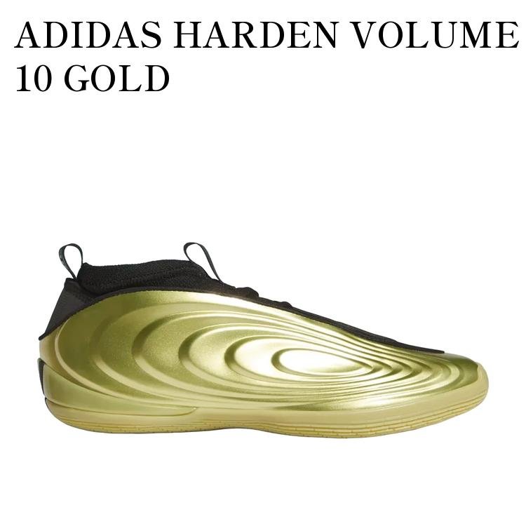 ADIDAS HARDEN VOLUME 10 GOLD METALLIC/CORE BLACK アディダス ハーデン ボリューム10 ゴールドメタリック/コアブラック KH9153 メンズ レディース 人気 おしゃれ