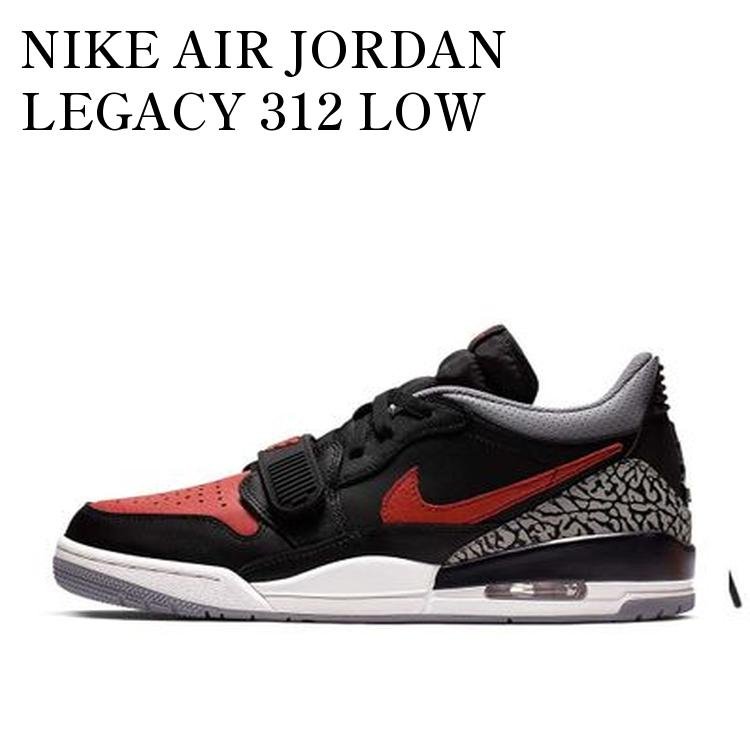 NIKE AIR JORDAN LEGACY 312 LOW BLACK/UNIVERSITY RED ナイキ ジョーダンレガシー312 ロー ブラック/ユニバーシティレッド CD7069-006 メンズ レディース 人気 おしゃれ