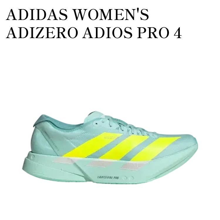 限定モデル adidas originals アディダス オリジナルス スニーカー 【お取り寄せ商品】ADIDAS WOMEN'S ADIZERO ADIOS PRO 4 BLUE/LUCID LEMON/MINT TON アディダス ウィメンズ アディゼロ アディオス プロ4 ブルー/ルシッドレモン/ミントトン JR1243 メンズ レディース 人気 おしゃれ