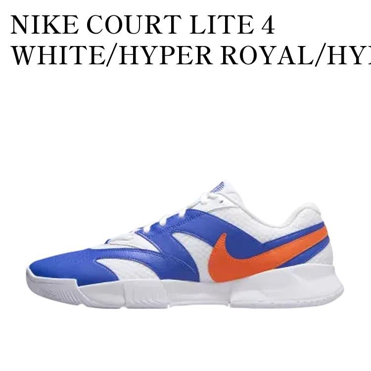 樂天商城 - 【お取り寄せ商品】NIKE COURT LITE 4 WHITE/HYPER ROYAL/HYPER CRIMSON ナイキ コートライト4 ホワイト/ハイパーロイヤル/ハイパークリムゾン FD6574-106 メンズ レディース 人気 おしゃれ