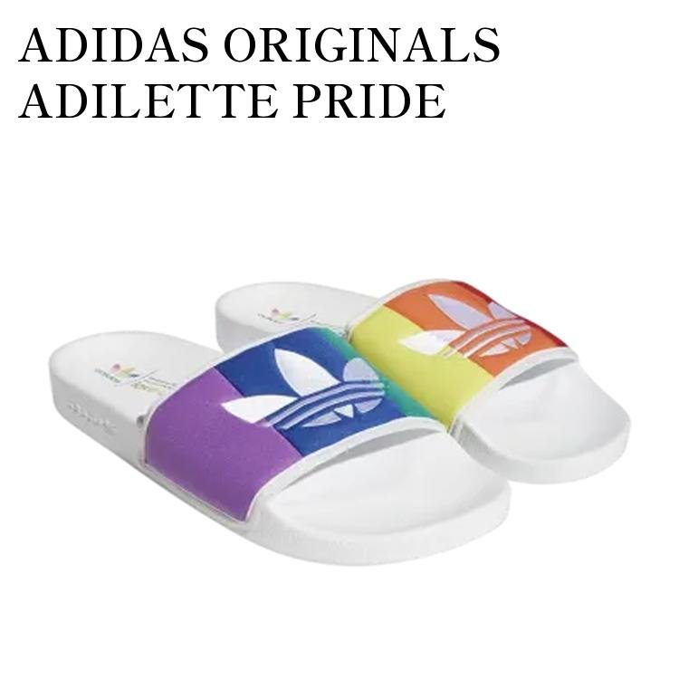 【お取り寄せ商品】ADIDAS ORIGINALS ADILETTE PRIDE アディダスオリジナルス アディレッタ プライド EF2317 メンズ レディース 人気 おしゃれ