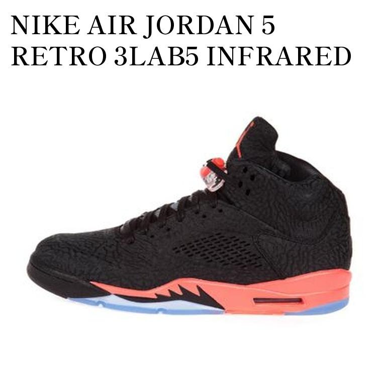 NIKE AIR JORDAN 5 RETRO 3LAB5 INFRARED ナイキ エアジョーダン5 レトロ 3Lab5 インフラレッド 599581-010 メンズ レディース 人気 おしゃれ