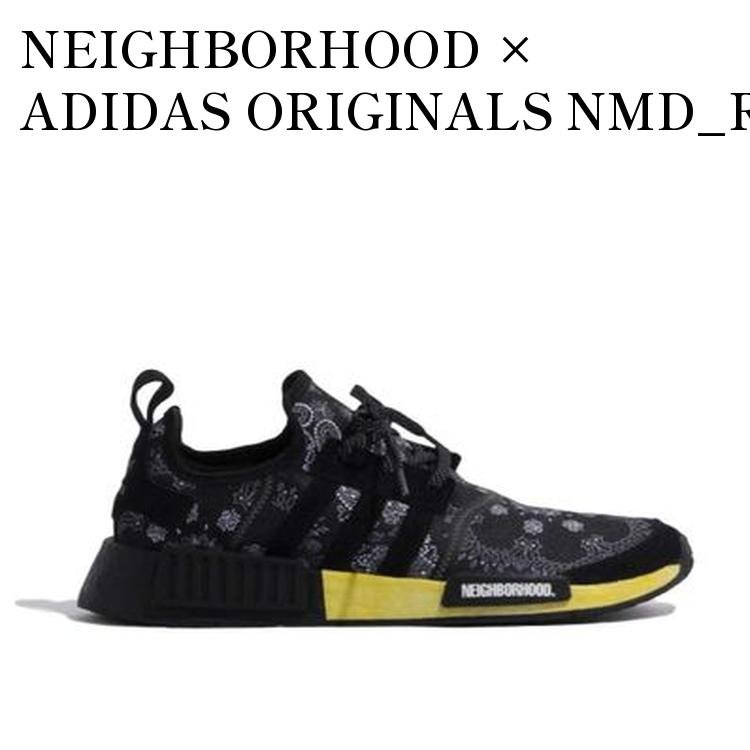 【お取り寄せ商品】NEIGHBORHOOD × ADIDAS ORIGINALS NMD_R1 PAISLEY BLACK ネイバーフッド × アディダス オリジナルス NMD_R1 ペイズリー ブラック GY4157 メンズ レディース 人気 おしゃれ