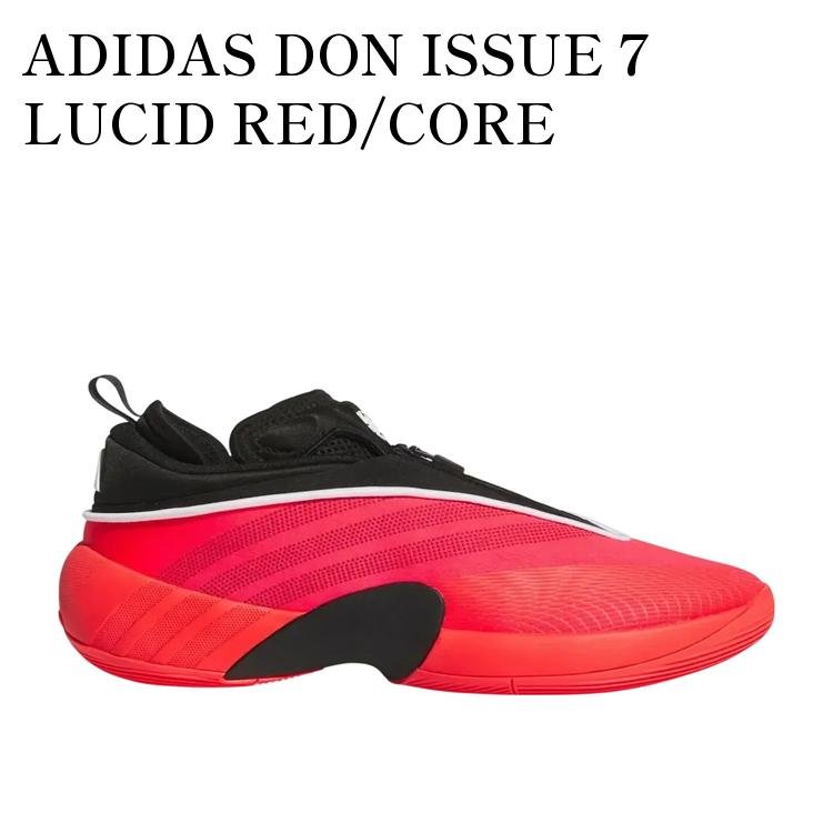 ADIDAS DON ISSUE 7 LUCID RED/CORE BLACK/CLOUD WHITE アディダス ドン イシュー7 ルシッドレッド/コアブラック/クラウドホワイト JS1300 メンズ レディース 人気 おしゃれ