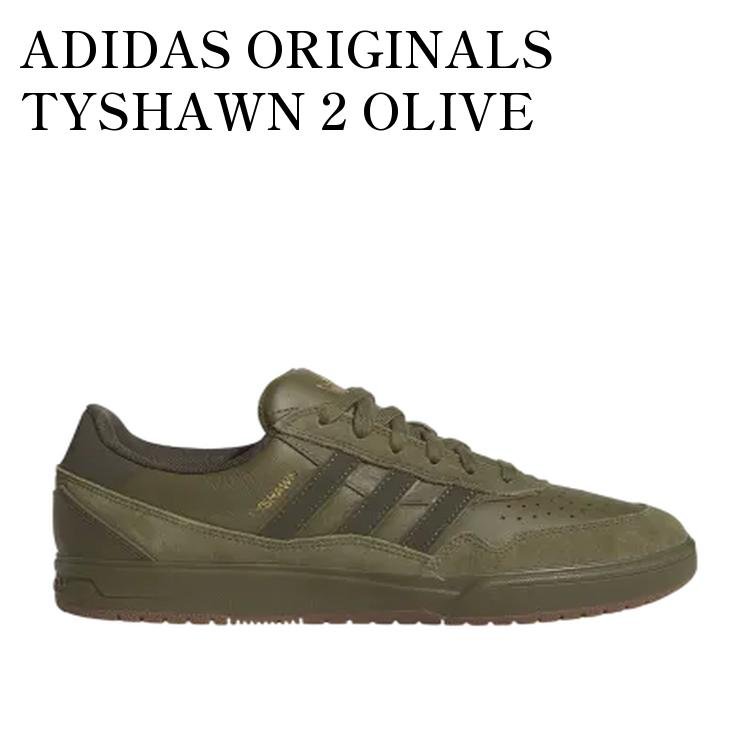 ADIDAS ORIGINALS TYSHAWN 2 OLIVE STRATA/SHADOW OLIVE/GUM アディダスオリジナルス タイショーン2 オリーブストレータ/シャドウオリーブ/ガム JQ1132 メンズ レディース 人気 おしゃれ
