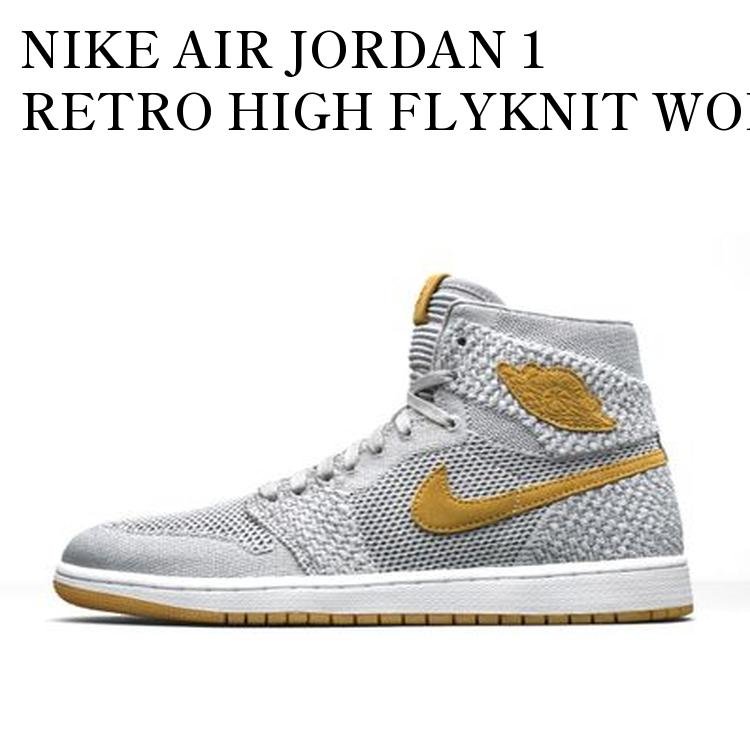 NIKE AIR JORDAN 1 RETRO HIGH FLYKNIT WOLF GREY ナイキ エアジョーダン1 ハイ フライニット ウルフ グレー 919704-025 メンズ レディース 人気 おしゃれ