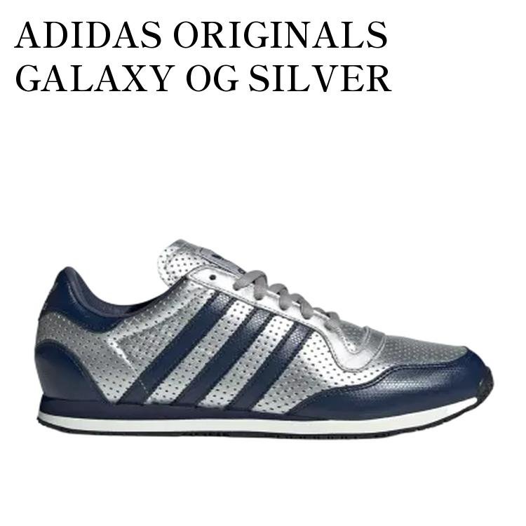 ADIDAS ORIGINALS GALAXY OG SILVER METALLIC/NIGHT INDIGO/OFF WHITE アディダスオリジナルス ギャラクシー OG シルバーメタリック/ナイトインディゴ/オフホワイト JR1614 メンズ レディース 人気 おしゃれ