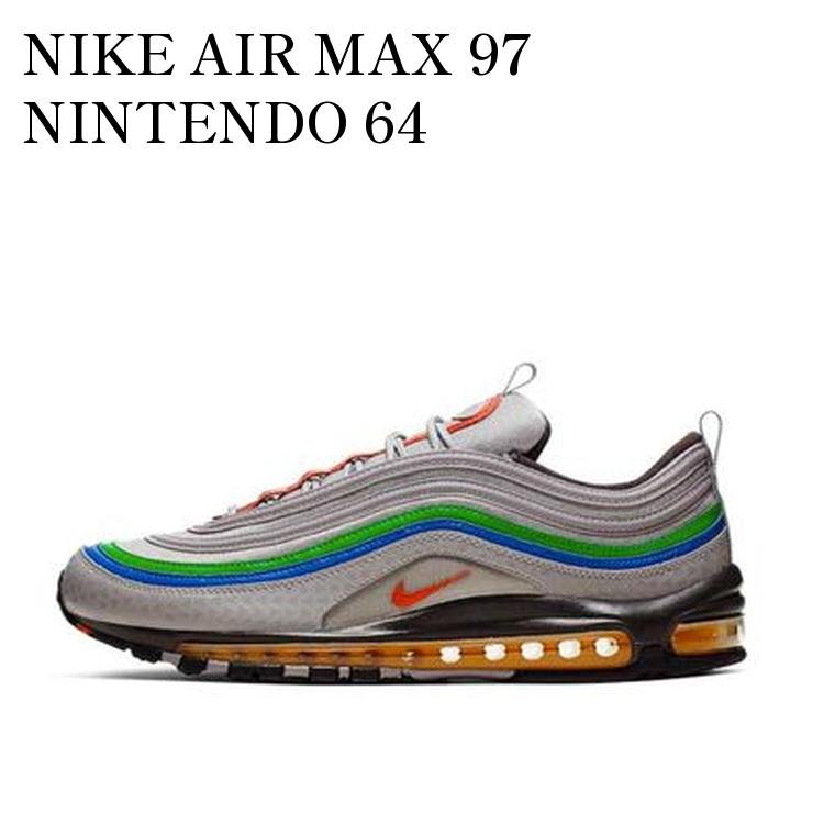 NIKE AIR MAX 97 NINTENDO 64 ナイキ エアマックス97 ニンテンドウ 64 CI5012-001 メンズ レディース 人気 おしゃれ