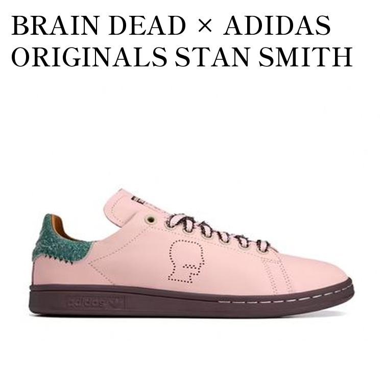 Rakuten - 【お取り寄せ商品】BRAIN DEAD × ADIDAS ORIGINALS STAN SMITH VAPOUR PINK/CORE BLACK/MESA ブレインデッド × アディダスオリジナルス スタンスミス ヴェイパーピンク/コアブラック/メサ IH3434 メンズ レディース 人気 おしゃれ