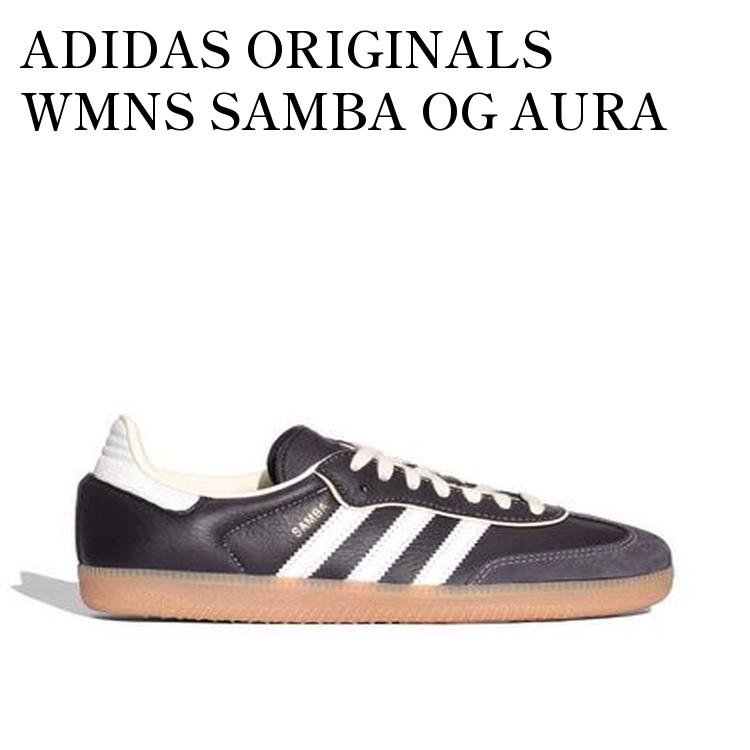 ADIDAS ORIGINALS WMNS SAMBA OG AURA BLACK/CREAM WHITE/GOLD METALLIC アディダス オリジナルス ウィメンズ サンバ OG オーロラブラック/クリームホワイト/ゴールドメタリック IG6836 メンズ レディース 人気 おしゃれ