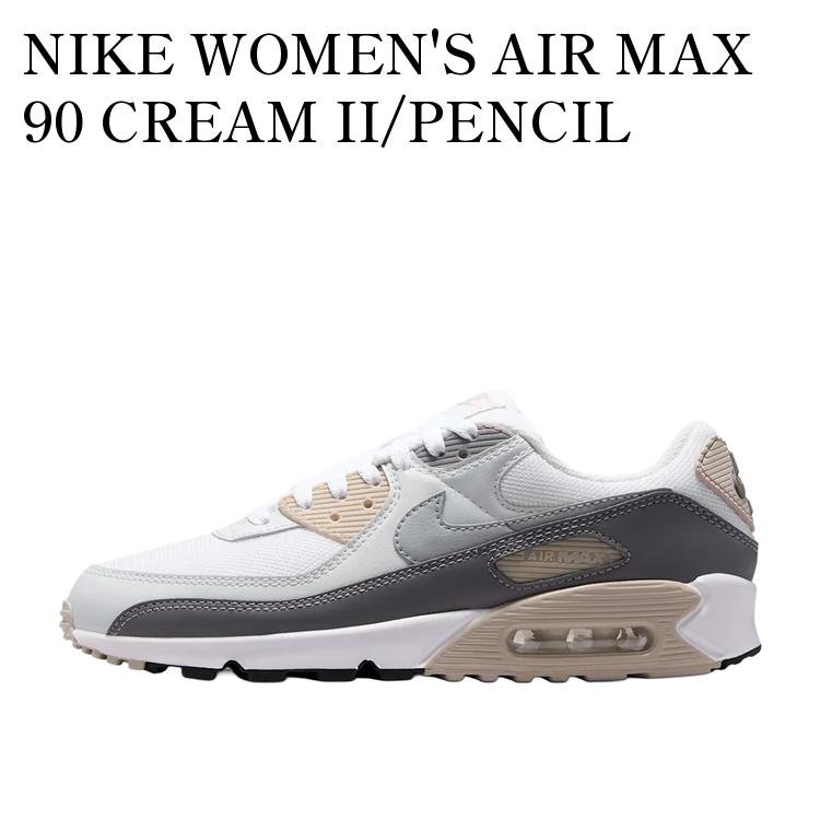 NIKE WOMEN'S AIR MAX 90 CREAM II/PENCIL POINT ナイキ ウィメンズ エアマックス90 クリーム2/ペンシルポイント IM4613-201 メンズ レディース 人気 おしゃれ