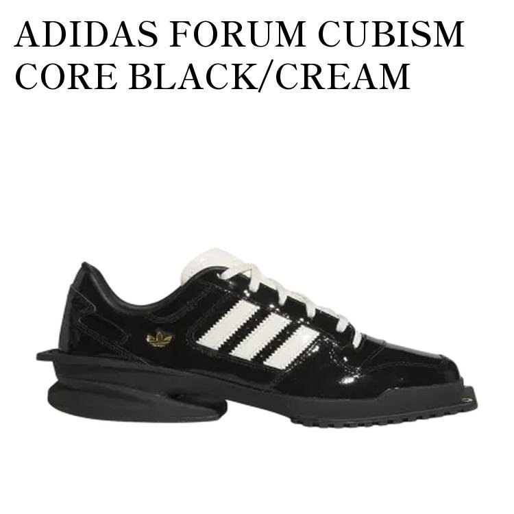 ADIDAS FORUM CUBISM CORE BLACK/CREAM WHITE/GOLD METALLIC アディダス フォーラムキュビズム コアブラック/クリームホワイト/ゴールドメタリック KI8452 メンズ レディース 人気 おしゃれ