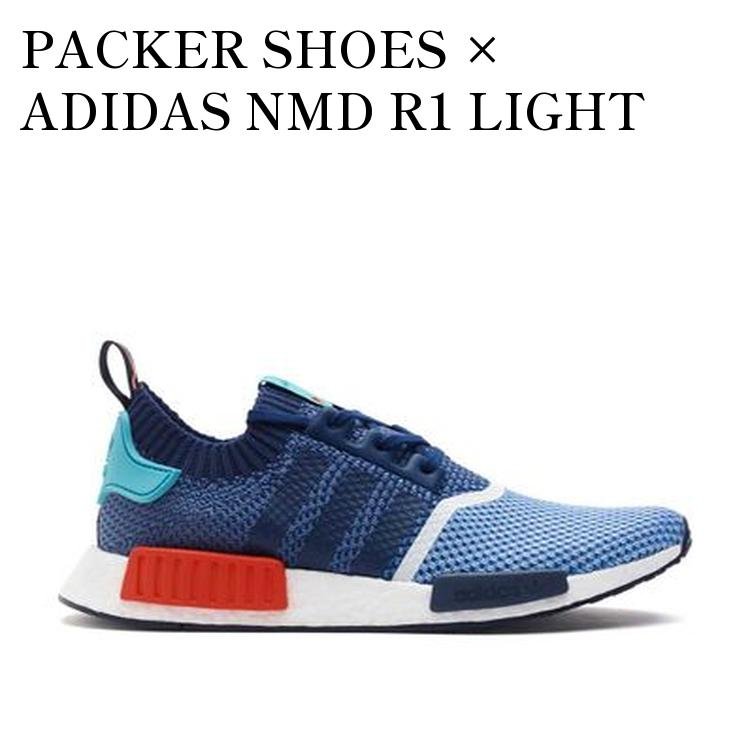 【お取り寄せ商品】PACKER SHOES × ADIDAS NMD R1 LIGHT BLUE/INDIGO/TURQUOISE/RED パッカーシューズ × アディダス NMD R1 ライト ブルー/インディゴ/ターコイズ/レッド BB5051 メンズ レディース 人気 おしゃれ
