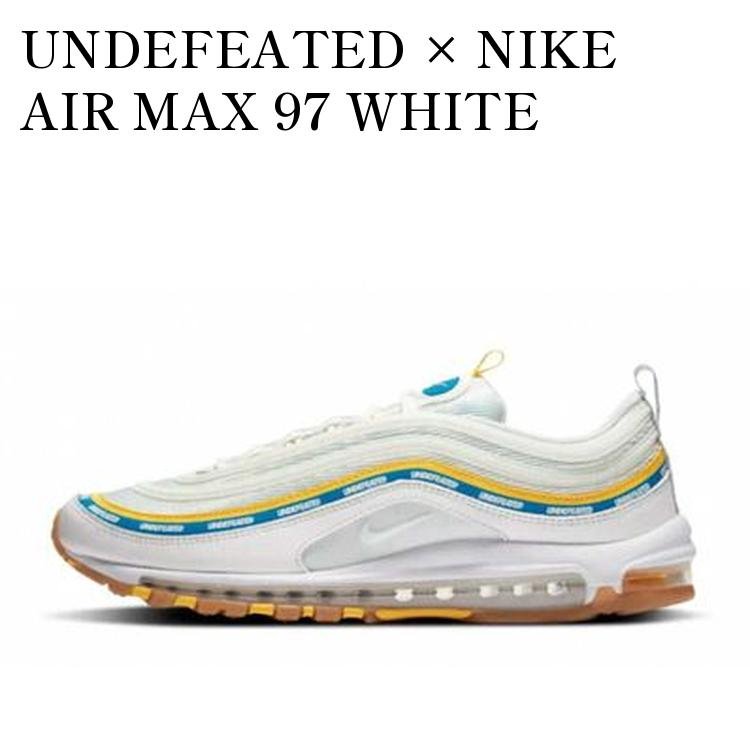 UNDEFEATED × NIKE AIR MAX 97 WHITE アンディフィーテッド × ナイキ エアマックス97 ホワイト DC4830-100 メンズ レディース 人気 おしゃれ