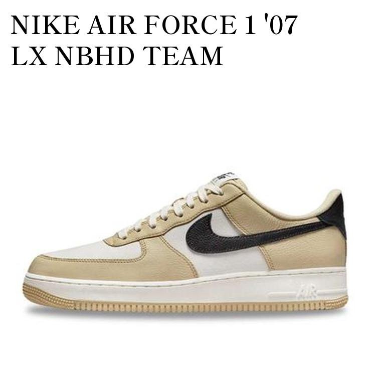 NIKE AIR FORCE 1 '07 LX NBHD TEAM GOLD/SAIL/BLACK ナイキ エアフォース1 '07 LX NBHD チーム ゴールド/セイル/ブラック DV7186-700 メンズ レディース 人気 おしゃれ