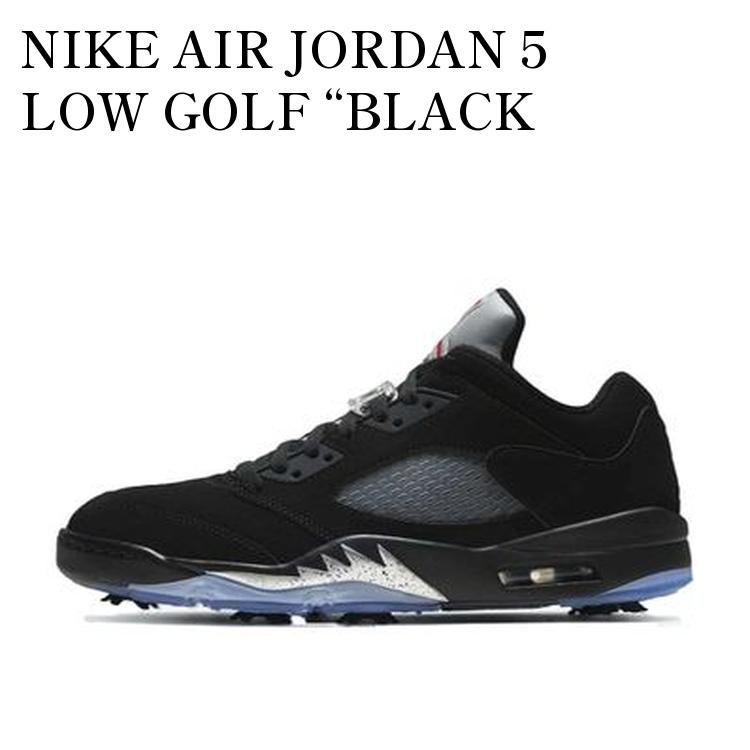 【お取り寄せ商品】NIKE AIR JORDAN 5 LOW GOLF “BLACK METALLIC” ナイキ エアジョーダン5 ロー ゴルフ ブラックメタリック CU4523-003 メンズ レディース 人気 おしゃれ