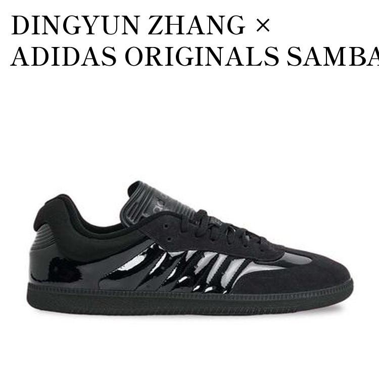 DINGYUN ZHANG × ADIDAS ORIGINALS SAMBA CORE BLACK ディンユー・チャン × アディダス オリジナルス サンバ コアブラック IE3176 メンズ レディース 人気 おしゃれ