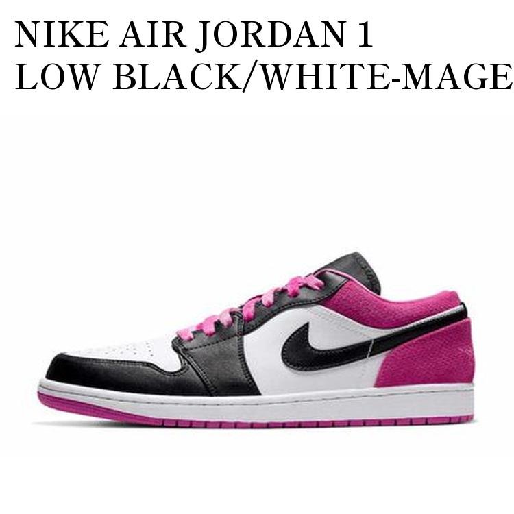 NIKE AIR JORDAN 1 LOW BLACK/WHITE-MAGENTA ナイキ エアジョーダン1 ロー ブラック/ホワイト-マゼンタ CK3022-005 メンズ レディース 人気 おしゃれ
