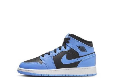 【お取り寄せ商品】NIKE GS AIR JORDAN 1 MID UNIVERSITY BLUE ナイキ GS エアジョーダン1 ミッド ユニバーシティブルー DQ8423-401 メンズ レディース 人気 おしゃれ
