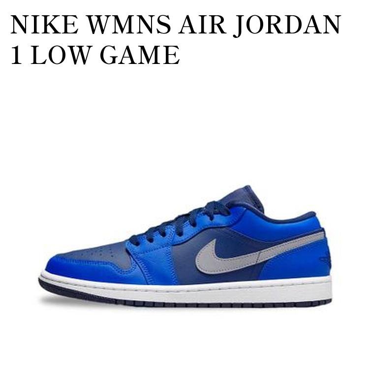 NIKE WMNS AIR JORDAN 1 LOW GAME ROYAL/STEALTH BLUE/VOID WHITE ナイキ ウィメンズ エアジョーダン1 ロー ゲームロイヤル/ステルスブルー/ボイドホワイト DC0774-400 メンズ レディース 人気 おしゃれ