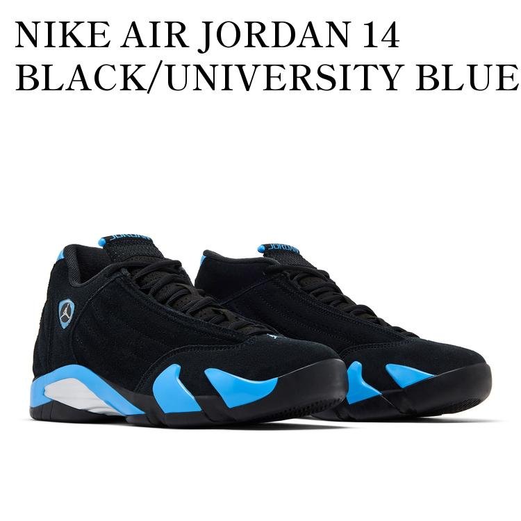 NIKE AIR JORDAN 14 BLACK/UNIVERSITY BLUE (2006) ナイキ エアジョーダン14 ブラック/ユニバーシティブルー (2006) 487471-007 メンズ レディース 人気 おしゃれ
