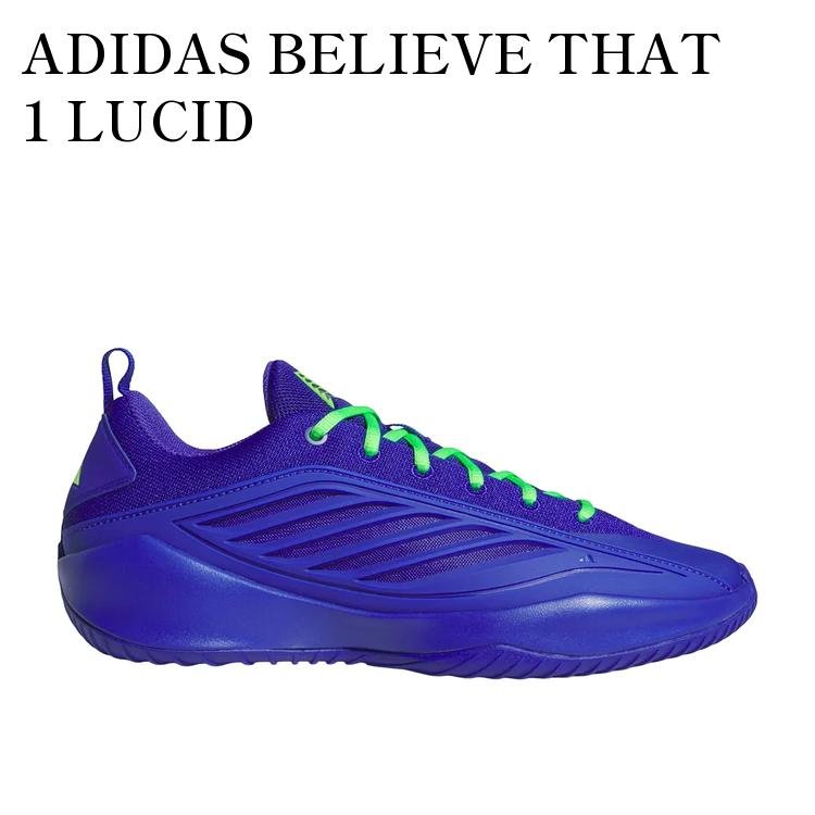 ADIDAS BELIEVE THAT 1 LUCID BLUE/SCREAMING GREEN アディダス ビリーブ・ザット1 ルシッドブルー/スクリーミンググリーン JQ9475 メンズ レディース 人気 おしゃれ