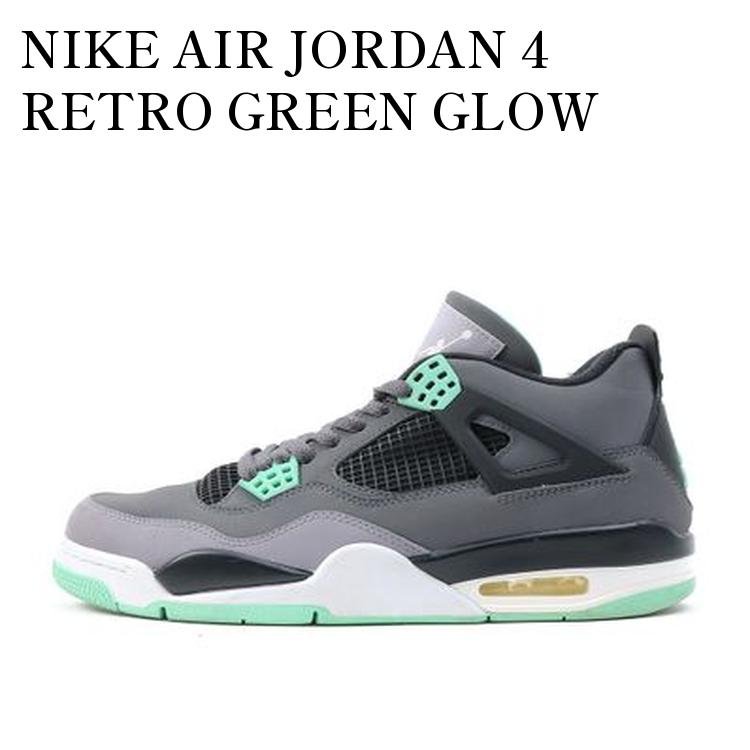 NIKE AIR JORDAN 4 RETRO GREEN GLOW ナイキ エアジョーダン4 レトロ グリーン グロー 308497-033 メンズ レディース 人気 おしゃれ