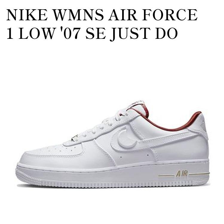 NIKE WMNS AIR FORCE 1 LOW '07 SE JUST DO IT WHITE ナイキ ウィメンズ エアフォース1 ロー '07 SE ジャスト ドゥ イット ホワイト DV7584-100 メンズ レディース 人気 おしゃれ