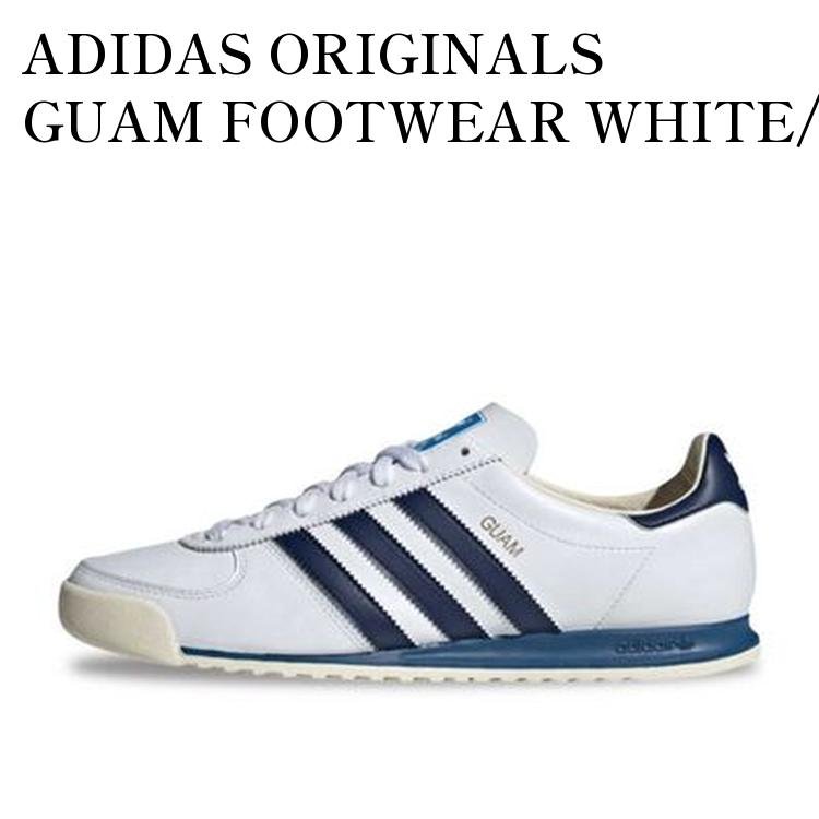 【お取り寄せ商品】ADIDAS ORIGINALS GUAM FOOTWEAR WHITE/DARK BLUE/CREAM WHITE アディダス オリジナルス グアム フットウェアホワイト/ダークブルー/クリームホワイト ID2110 メンズ レディース 人気 おしゃれ