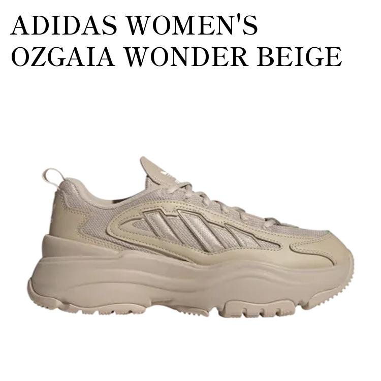 【お取り寄せ商品】ADIDAS WOMEN'S OZGAIA WONDER BEIGE アディダス ウィメンズ オズガイア ワンダーベージュ IG6050 メンズ レディース 人気 おしゃれ