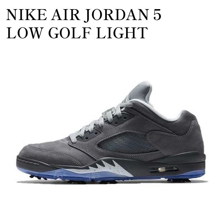 【お取り寄せ商品】NIKE AIR JORDAN 5 LOW GOLF LIGHT GRAPHITE/WOLF GREY WHITE ナイキ エアジョーダン 5 ロー ゴルフ ライト グラファイト/ウルフ グレー-ホワイト CU4523-005 メンズ レディース 人気 おしゃれ