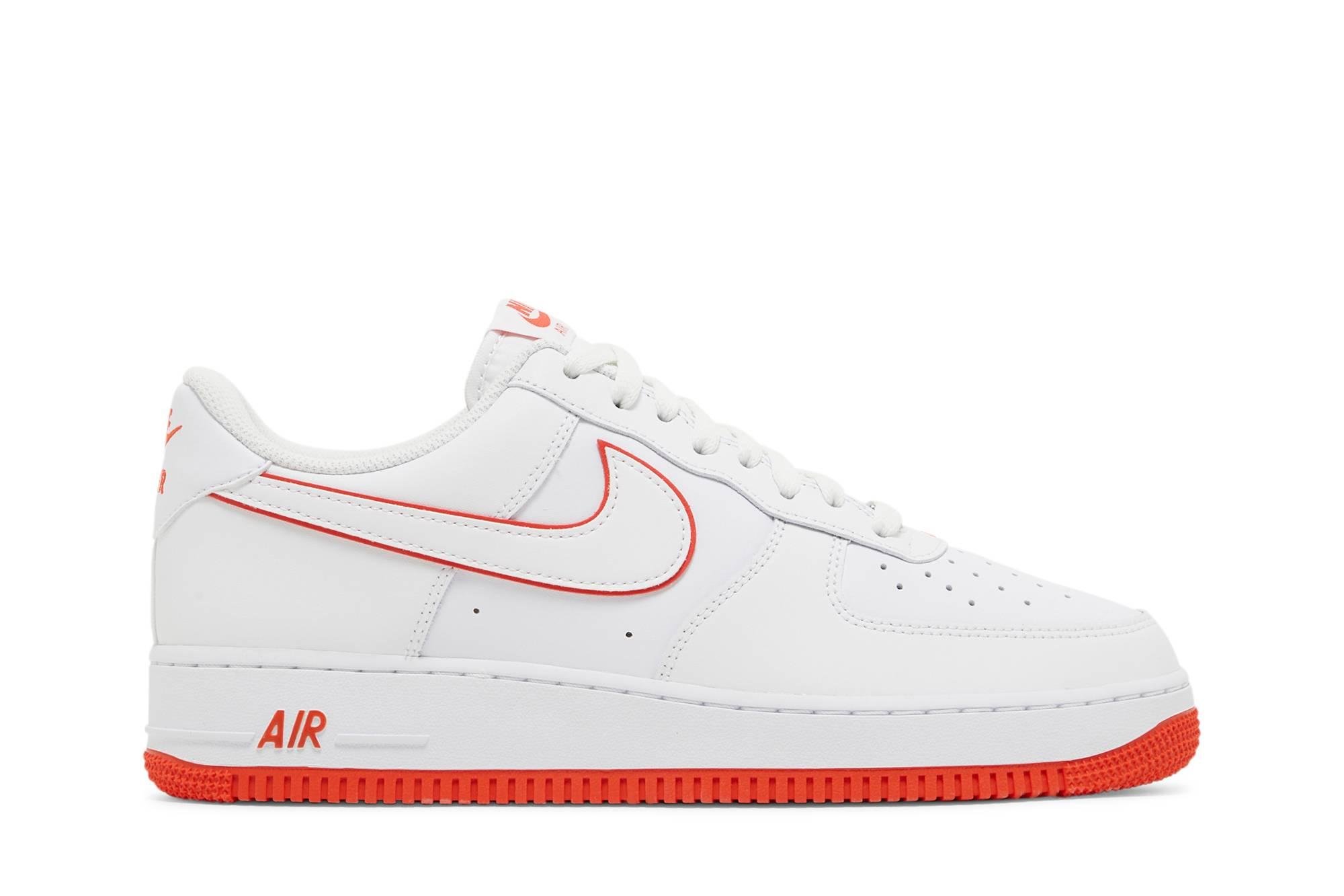 【お取り寄せ商品】NIKE AIR FORCE 1 LOW WHITE AND PICANTE RED ナイキ エアフォ...