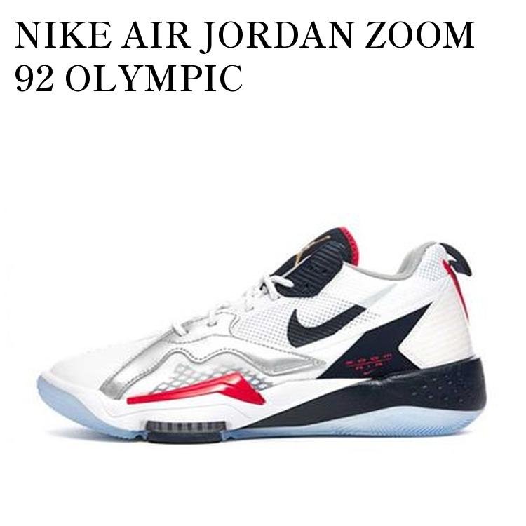 【お取り寄せ商品】NIKE AIR JORDAN ZOOM 92 OLYMPIC ナイキ エアジョーダン ズーム 92 オリンピック CK9183-101 メンズ レディース 人気 おしゃれ