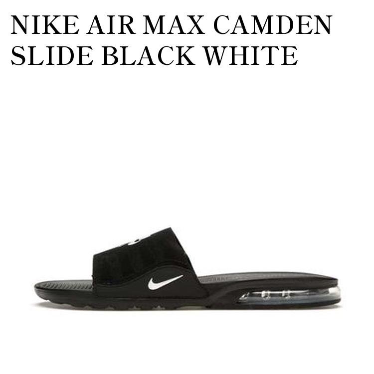 NIKE AIR MAX CAMDEN SLIDE BLACK WHITE ナイキ エアマックス カムデン スライド ブラック ホワイト BQ4626-003 メンズ レディース 人気 おしゃれ