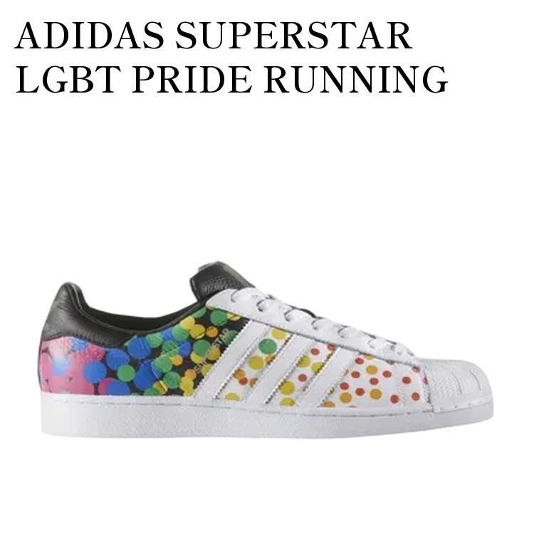 【お取り寄せ商品】ADIDAS SUPERSTAR LGBT PRIDE RUNNING WHITE/CORE BLACK/CORE BLACK アディダス スーパースター LGBT プライド ランニング ホワイト/コア ブラック/コア ブラック CM7802 メンズ レディース 人気 おしゃれ