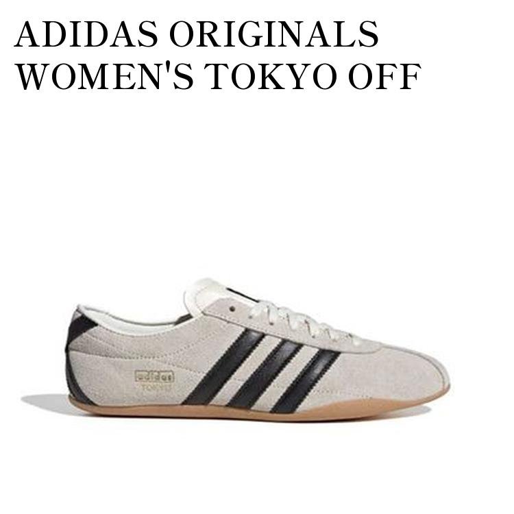 ADIDAS ORIGINALS WOMEN'S TOKYO OFF WHITE/CORE BLACK/GOLD METALLIC アディダスオリジナルス ウィメンズ トーキョー オフホワイト/コアブラック/ゴールドメタリック JI0182 メンズ レディース 人気 おしゃれ