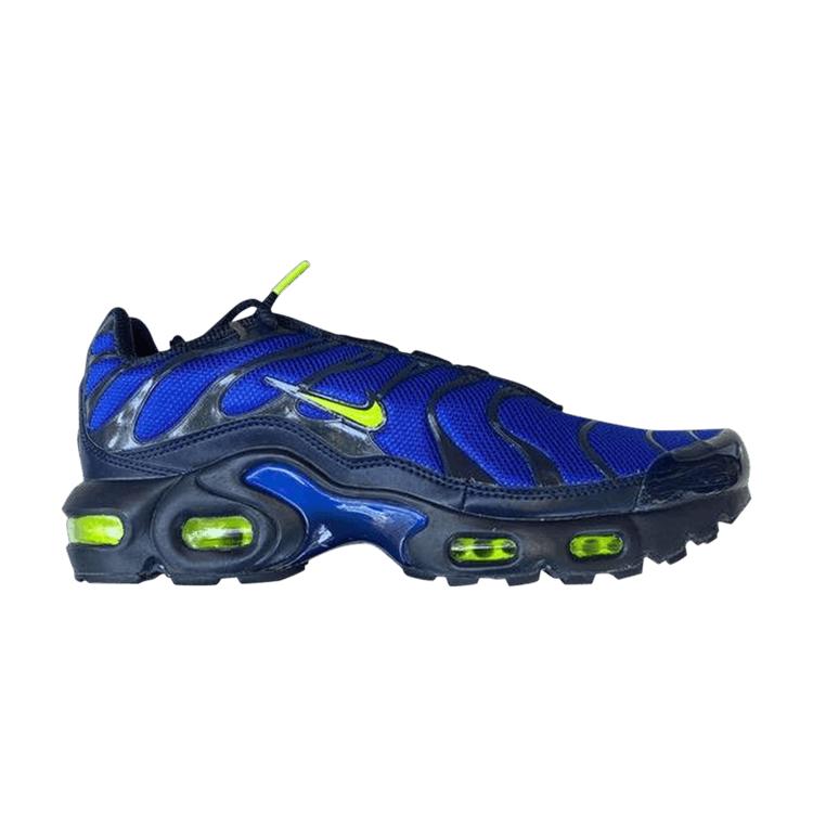 【海外限定 お取り寄せ商品】NIKE AIR MAX PLUS HYPER ROYAL VOLT (GS) CD0609-401 メンズ レディース